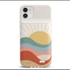 CASELY Here Comes the Sun iPhone 11, charging case